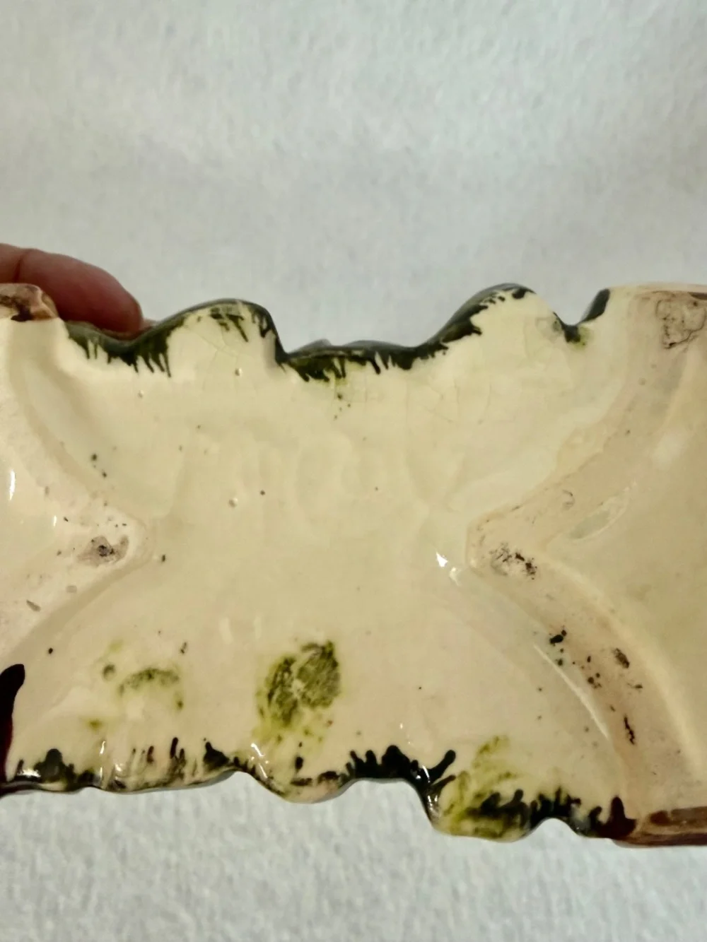 Vintage McCoy Pottery Triple Calla Lily Vace